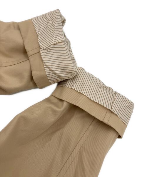 SHIPS（シップス）SHIPS (シップス) スタンドカラー ビッグトレンチコート ベージュ サイズ:40の古着・服飾アイテム