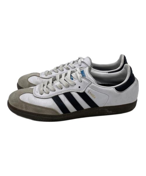 adidas（アディダス）adidas (アディダス) SAMBA ADV ホワイト×ブラック サイズ:27.5㎝の古着・服飾アイテム