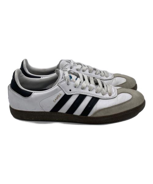adidas（アディダス）adidas (アディダス) SAMBA ADV ホワイト×ブラック サイズ:27.5㎝の古着・服飾アイテム