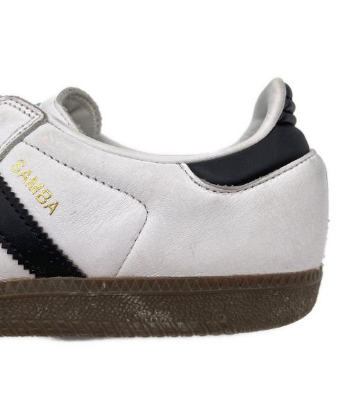 adidas（アディダス）adidas (アディダス) SAMBA ADV ホワイト×ブラック サイズ:27.5㎝の古着・服飾アイテム