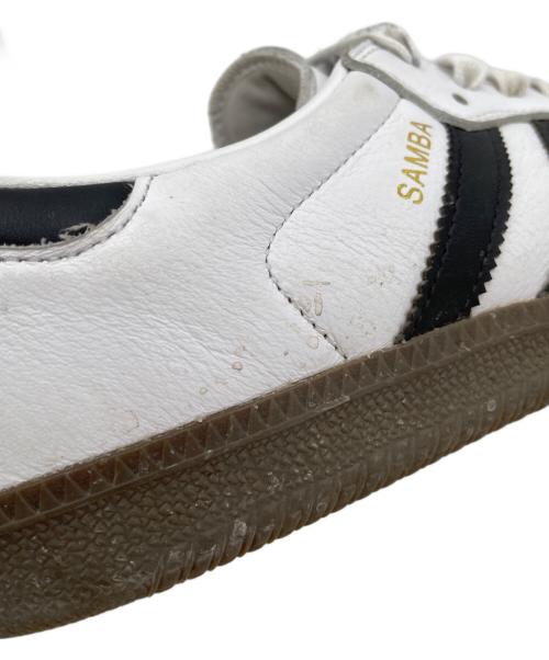 adidas（アディダス）adidas (アディダス) SAMBA ADV ホワイト×ブラック サイズ:27.5㎝の古着・服飾アイテム