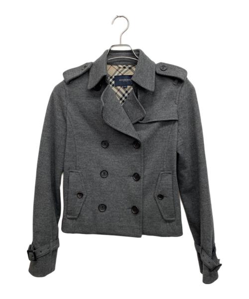 BURBERRY LONDON（バーバリーロンドン）BURBERRY LONDON (バーバリーロンドン) ショートPコート グレー サイズ:38の古着・服飾アイテム
