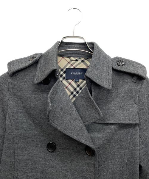 BURBERRY LONDON（バーバリーロンドン）BURBERRY LONDON (バーバリーロンドン) ショートPコート グレー サイズ:38の古着・服飾アイテム