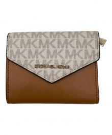 MICHAEL KORS（マイケルコース）の古着「2つ折り財布」｜ブラウン×ベージュ