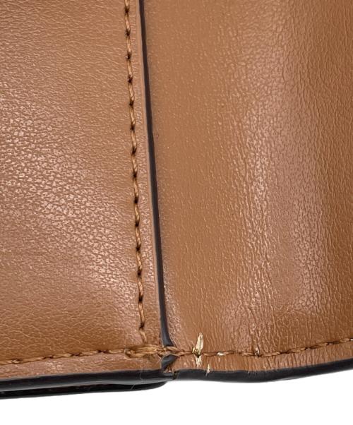 MICHAEL KORS（マイケルコース）MICHAEL KORS (マイケルコース) 2つ折り財布 ブラウン×ベージュの古着・服飾アイテム