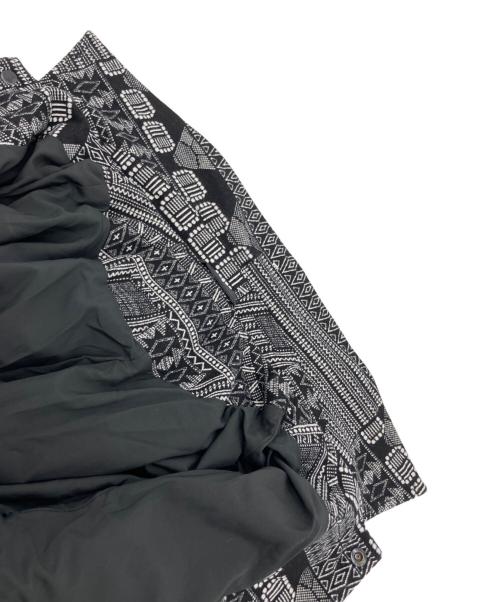 uaboni（ユアボニ）UABONI (ユアボニ) 総柄ジャケット ホワイト×ブラック サイズ:50の古着・服飾アイテム