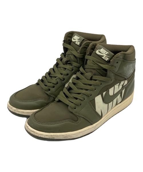 NIKE（ナイキ）NIKE (ナイキ) AIR JORDAN 1 RETRO HIGH OG オリーブ サイズ:27㎝の古着・服飾アイテム