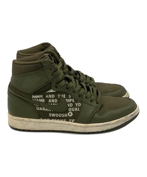 NIKE（ナイキ）NIKE (ナイキ) AIR JORDAN 1 RETRO HIGH OG オリーブ サイズ:27㎝の古着・服飾アイテム
