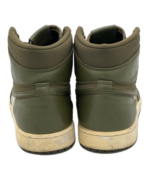 NIKE（ナイキ）NIKE (ナイキ) AIR JORDAN 1 RETRO HIGH OG オリーブ サイズ:27㎝の古着・服飾アイテム
