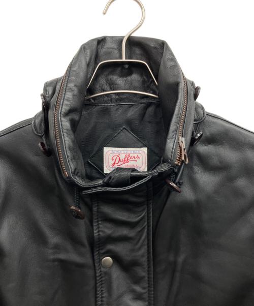 DUFFERS（ダファース）Duffers (ダファース) レザージャケット ブラック サイズ:Mの古着・服飾アイテム