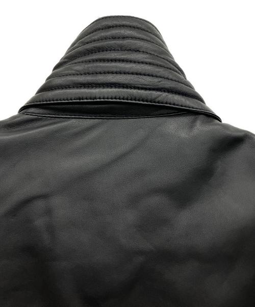 DUFFERS（ダファース）Duffers (ダファース) レザージャケット ブラック サイズ:Mの古着・服飾アイテム