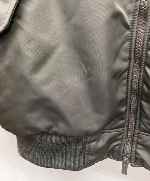 UNIQLO+J（ユニクロ プラスジェイ）UNIQLO+J (ユニクロ プラスジェイ) ハイブリッドダウンオーバーサイズMA-1ブルゾン オリーブ サイズ:XLの古着・服飾アイテム