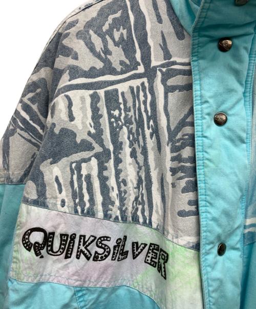 Quiksilver（クイックシルバー）Quiksilver (クイックシルバー) パディングジャケット スカイブルー サイズ:Mの古着・服飾アイテム