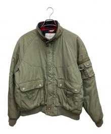 WIND BREAKER（ウィンドブレーカー）の古着「中綿ジャケット」｜オリーブ