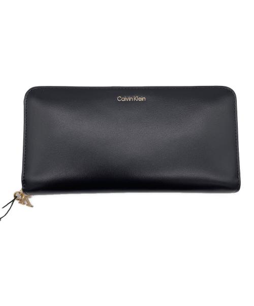 Calvin Klein（カルバンクライン）Calvin Klein (カルバンクライン) 長財布 ブラック 未使用品の古着・服飾アイテム