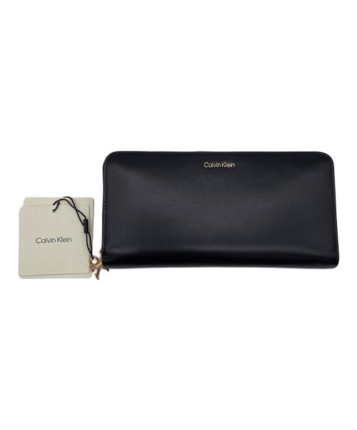 Calvin Klein（カルバンクライン）Calvin Klein (カルバンクライン) 長財布 ブラック 未使用品の古着・服飾アイテム