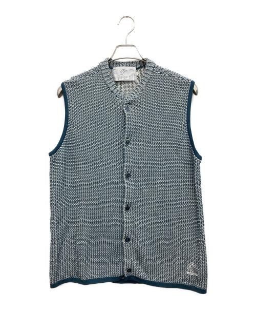 LET LOOSE（レットルース）LET LOOSE (レットルース) ニットベスト ブルー サイズ:Lの古着・服飾アイテム