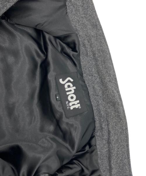 Schott（ショット）Schott (ショット) ダウンベスト グレー サイズ:Sの古着・服飾アイテム