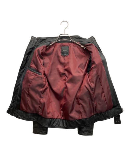 EDGE（エッジ）EDGE (エッジ) レザージャケット ブラック サイズ:Mの古着・服飾アイテム