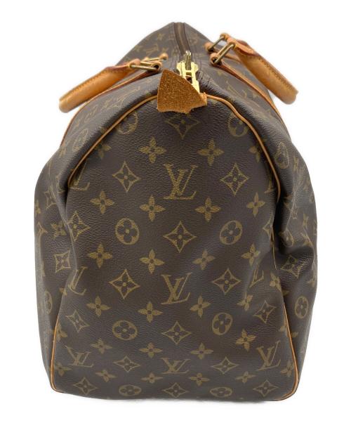 LOUIS VUITTON（ルイ ヴィトン）LOUIS VUITTON (ルイ ヴィトン) モノグラム　キーポル50　トラベルバッグ ブラウンの古着・服飾アイテム