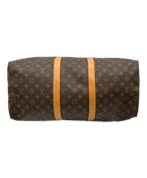 LOUIS VUITTON（ルイ ヴィトン）LOUIS VUITTON (ルイ ヴィトン) モノグラム　キーポル50　トラベルバッグ ブラウンの古着・服飾アイテム