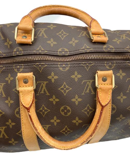 LOUIS VUITTON（ルイ ヴィトン）LOUIS VUITTON (ルイ ヴィトン) モノグラム　キーポル50　トラベルバッグ ブラウンの古着・服飾アイテム