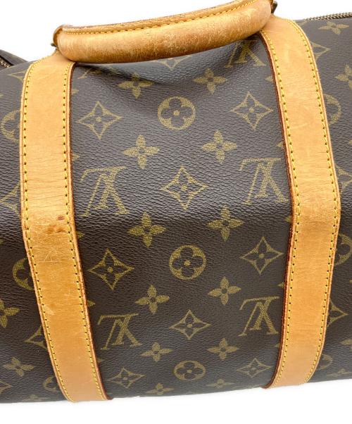 LOUIS VUITTON（ルイ ヴィトン）LOUIS VUITTON (ルイ ヴィトン) モノグラム　キーポル50　トラベルバッグ ブラウンの古着・服飾アイテム