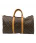 LOUIS VUITTON（ルイ ヴィトン）の古着「モノグラム　キーポル50　トラベルバッグ」｜ブラウン