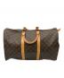 LOUIS VUITTON (ルイ ヴィトン) モノグラム　キーポル50　トラベルバッグ ブラウン：50000円