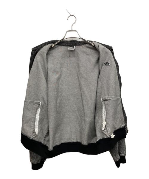NIKE（ナイキ）NIKE (ナイキ) デニムジャケット グレー サイズ:Largeの古着・服飾アイテム