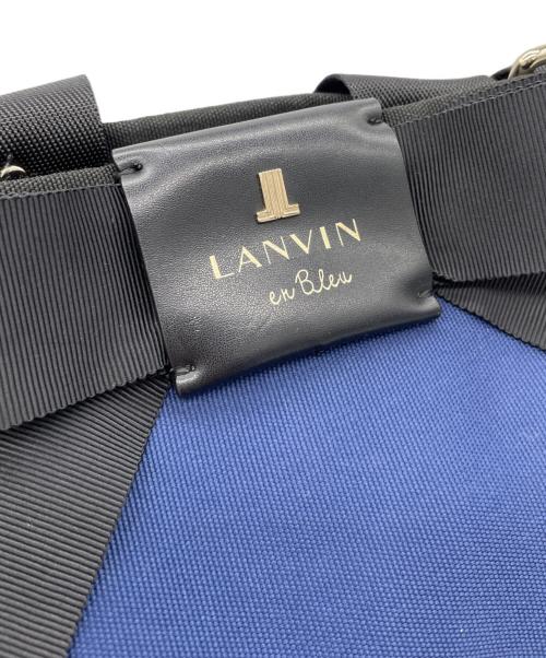 LANVIN en Bleu（ランバンオンブルー）LANVIN en Bleu (ランバンオンブルー) 2WAYバッグ ネイビーの古着・服飾アイテム