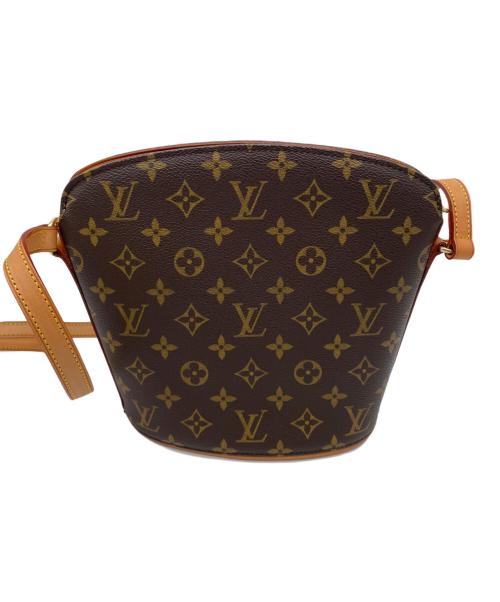 LOUIS VUITTON（ルイ ヴィトン）LOUIS VUITTON (ルイ ヴィトン) モノグラム　ドルーオ　ショルダーポーチ ブラウンの古着・服飾アイテム
