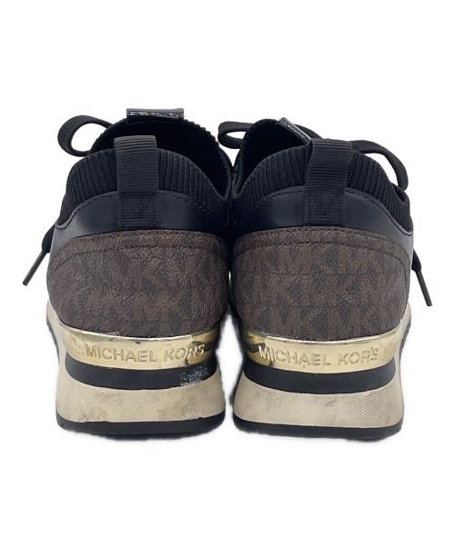 MICHAEL KORS（マイケルコース）MICHAEL KORS (マイケルコース) JENJINSニットスニーカー ブラック サイズ:7Mの古着・服飾アイテム