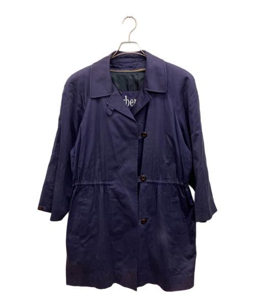 Burberry's（バーバリーズ）Burberry's (バーバリーズ) ステンカラーコート ネイビー サイズ:9ARの古着・服飾アイテム