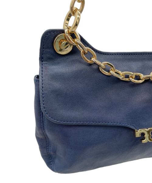 TORY BURCH（トリーバーチ）TORY BURCH (トリーバーチ) ショルダーバッグ ブルーの古着・服飾アイテム