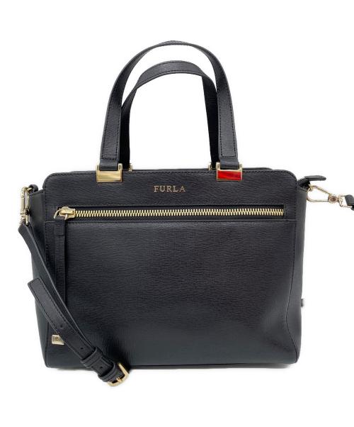 FURLA（フルラ）FURLA (フルラ) 2WAYバッグ ブラックの古着・服飾アイテム