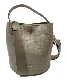 FURLA（フルラ）の古着「ハンドバッグ」｜グレー