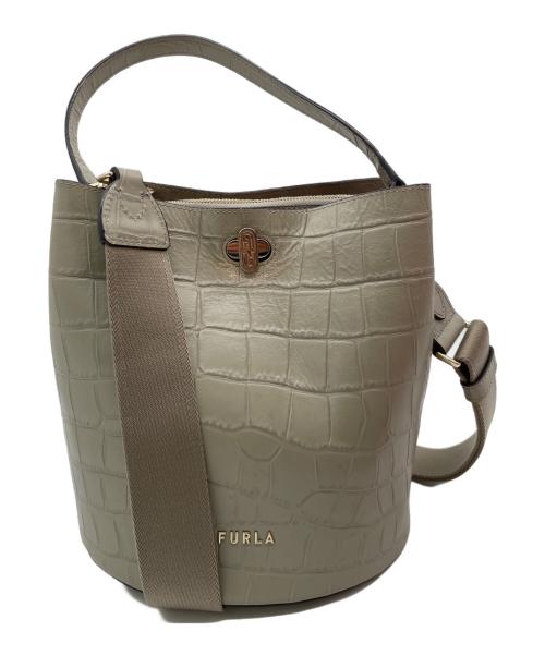 FURLA（フルラ）FURLA (フルラ) ハンドバッグ グレーの古着・服飾アイテム