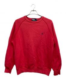 POLO RALPH LAUREN（ポロ・ラルフローレン）の古着「スウェット」｜レッド