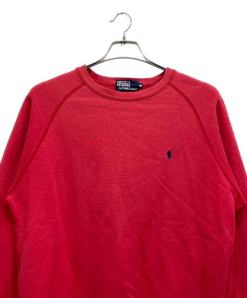 POLO RALPH LAUREN（ポロ・ラルフローレン）POLO RALPH LAUREN (ポロ・ラルフローレン) スウェット レッド サイズ:Mの古着・服飾アイテム