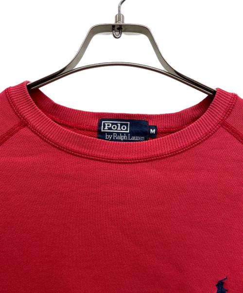 POLO RALPH LAUREN（ポロ・ラルフローレン）POLO RALPH LAUREN (ポロ・ラルフローレン) スウェット レッド サイズ:Mの古着・服飾アイテム