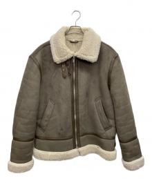ZARA（ザラ）の古着「フェイクムートンジャケット」｜グレー