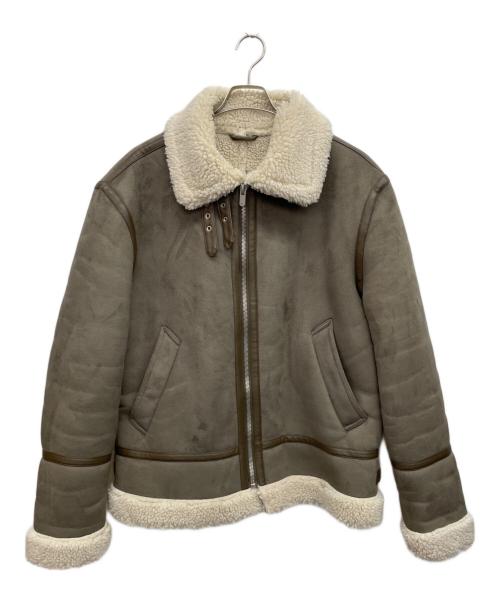 ZARA（ザラ）ZARA (ザラ) フェイクムートンジャケット グレー サイズ:XLの古着・服飾アイテム