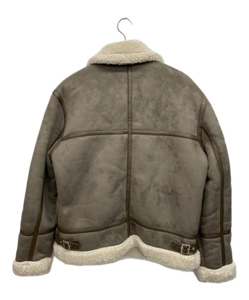 ZARA（ザラ）ZARA (ザラ) フェイクムートンジャケット グレー サイズ:XLの古着・服飾アイテム