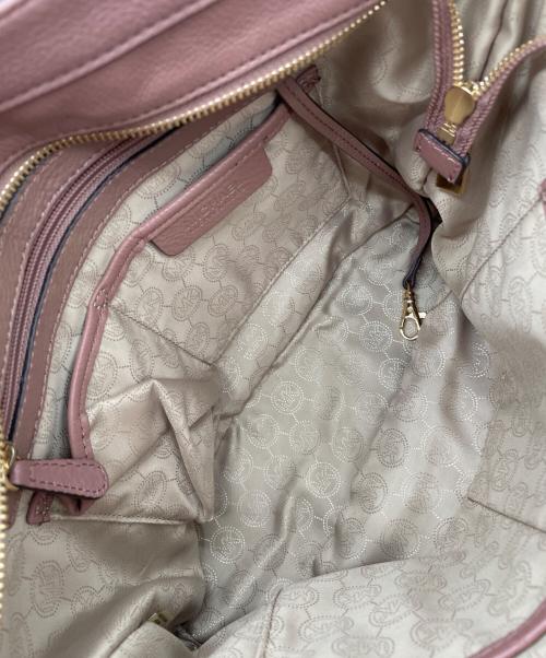 MICHAEL KORS（マイケルコース）MICHAEL KORS (マイケルコース) ハンドバッグ ピンクの古着・服飾アイテム