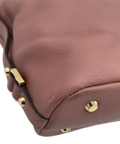 MICHAEL KORS（マイケルコース）MICHAEL KORS (マイケルコース) ハンドバッグ ピンクの古着・服飾アイテム