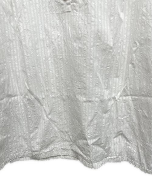 FUMIE=TANAKA（フミエタナカ）FUMIE=TANAKA (フミエタナカ) 別注 ジルコニア シャツ ホワイト サイズ:Freeの古着・服飾アイテム
