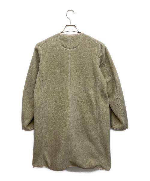 DANTON（ダントン）DANTON (ダントン) フリースノーカラーコート ベージュ サイズ:36の古着・服飾アイテム