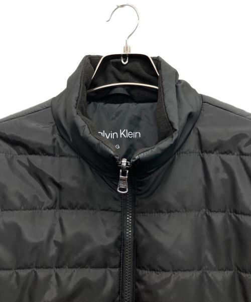 Calvin Klein（カルバンクライン）Calvin Klein (カルバンクライン) 中綿ジャケット ブラック サイズ:Lの古着・服飾アイテム