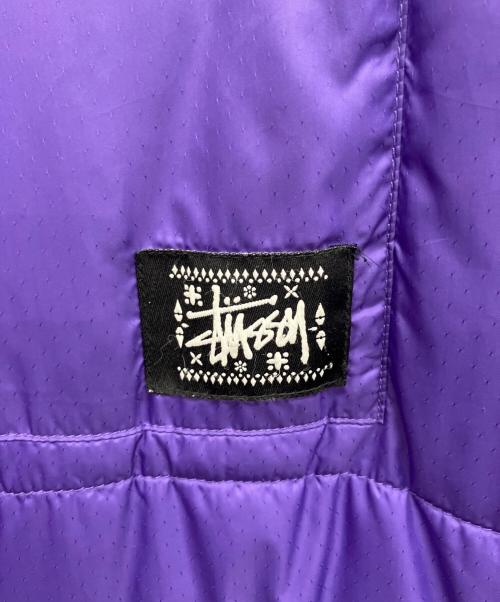 stussy AUTHENTIC（ステューシーオーセンティック）stussy authentic (ステューシーオーセンティック) 中綿ジャケット パープル サイズ:XLの古着・服飾アイテム